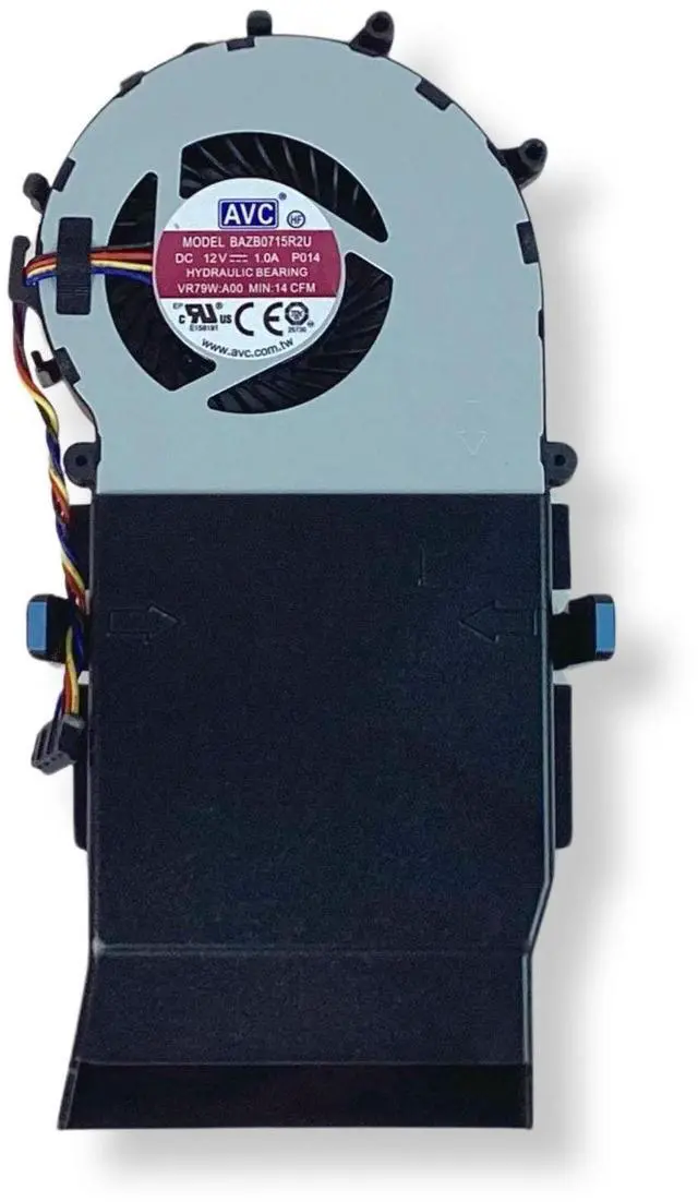 Alt view image 3 of 7 - Dell OptiPlex 3040 7040 Brush less CPU Cooling Fan BUC1612VD-00 12VDC 1.10A VR79W