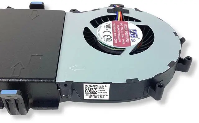 Alt view image 6 of 7 - Dell OptiPlex 3040 7040 Brush less CPU Cooling Fan BUC1612VD-00 12VDC 1.10A VR79W