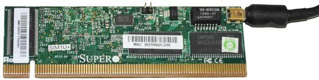 Alt view image 4 of 6 - SuperMicro IPMI Remote Management Card With AOC-USB2RJ45 Bracket RJ45 SIM1U+ SIM