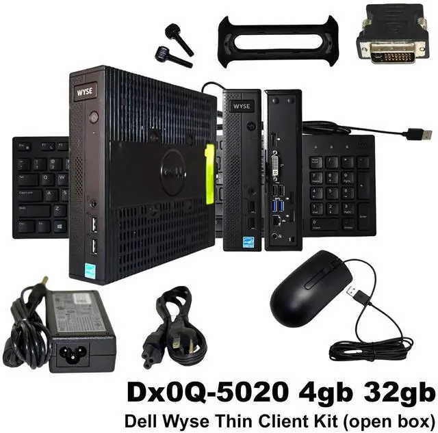 Alt view image 2 of 7 - Dell Wyse Thin Client GX-415GA 4GB Ram DDR3 32GB SSD WES7 Ethernet RJ45 7JC46 Dx0Q-5020