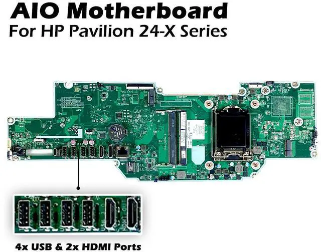 Alt view image 2 of 7 - HP Pavilion 24-X Series Intel Socket LGA1151 All-in-One Motherboard 922741-001