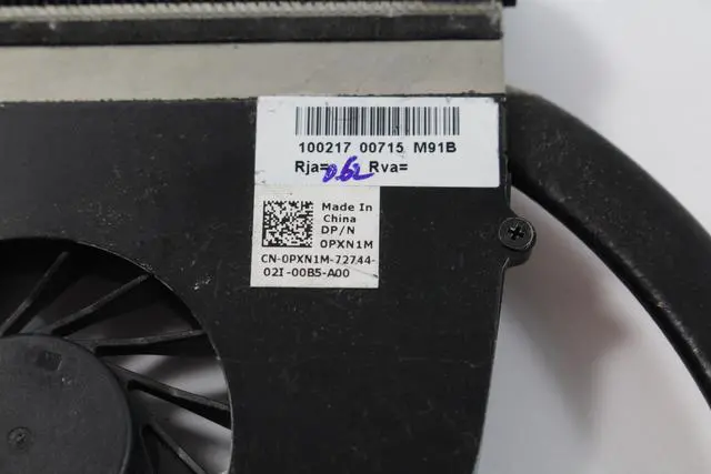 Alt view image 5 of 5 - Dell Vostro 3700 3Pin CPU Cooling Fan With Heatsink 5V 0.5A 3 Pin Forcecon PXN1M DFS531005MC0T