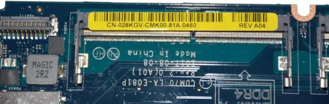 Alt view image 5 of 6 - Dell Latitude 5480 Intel Core i5-6200U 2.3GHz Laptop Motherboard 26KGV - OEM