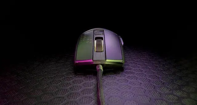 Alt view image 9 of 14 - Roccat Burst Pro - Extreme Lightweight Optical Pro Gaming Mouse (high Precision, Optical Owl-Eye Sensor (100 to 16,000 dpi), RGB AIMO LED Lighting, only 68g, Designed in Germany), Black ROC-11-745