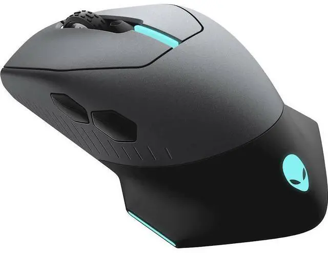 Alt view image 8 of 12 - Alienware - AW610M Wired/Wireless Optical Gaming Mouse - RGB Lighting - Dark ...