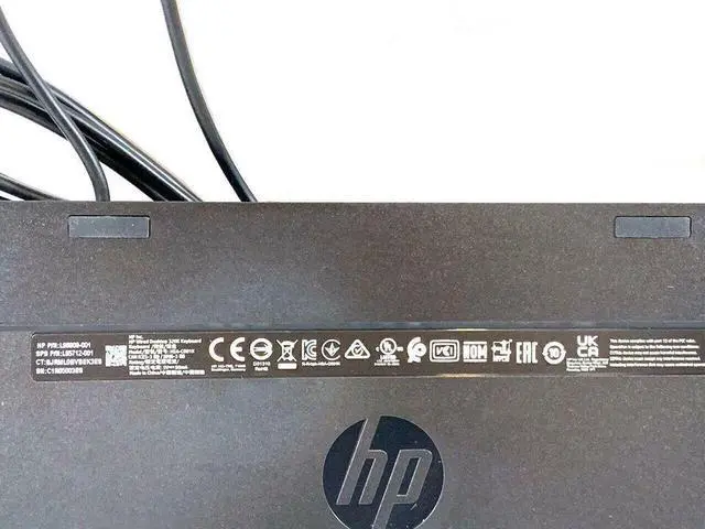 Alt view image 6 of 7 - HP Smart Buy Wired 320K Slim Keyboard Black 108 Keys USB-A HSA-C001K L96909-001