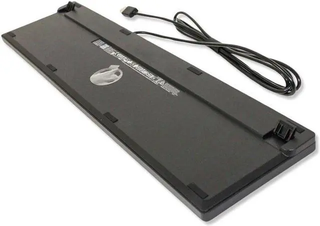 Alt view image 3 of 5 - HP Smart Buy Wired 320K Slim Keyboard Black 108 Keys USB-A HSA-C001K L96909-001