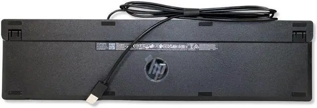 Alt view image 5 of 5 - HP Smart Buy Wired 320K Slim Keyboard Black 108 Keys USB-A HSA-C001K L96909-001