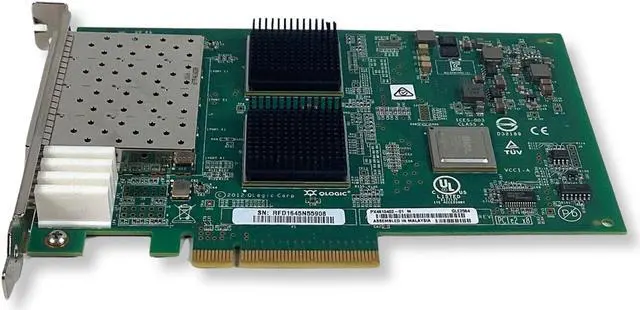 Alt view image 8 of 13 - Qlogic QLE2564 PCI-E x 8 Transfer Speed 8Gb Transfer Rate PCI-E Interface 4 Port Fiber Channel Host Bus Adapter PX4810402-01