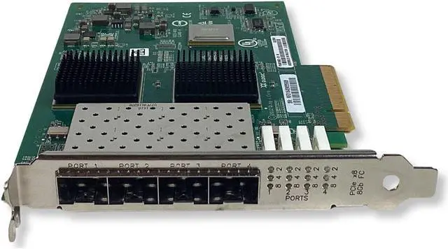 Alt view image 12 of 13 - Qlogic QLE2564 PCI-E x 8 Transfer Speed 8Gb Transfer Rate PCI-E Interface 4 Port Fiber Channel Host Bus Adapter PX4810402-01