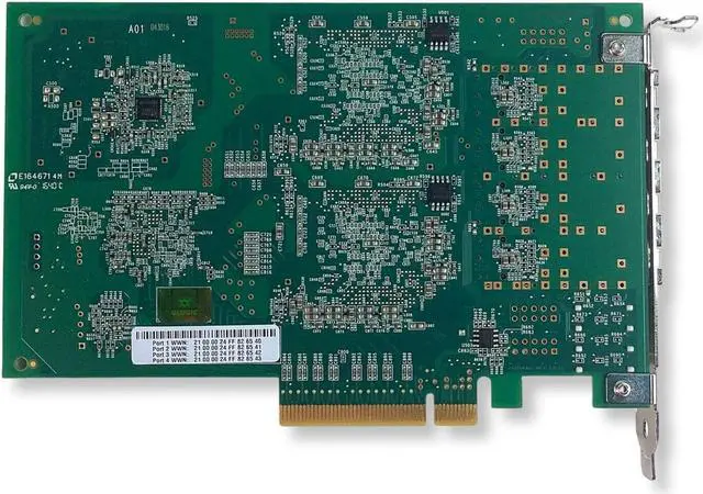 Alt view image 13 of 13 - Qlogic QLE2564 PCI-E x 8 Transfer Speed 8Gb Transfer Rate PCI-E Interface 4 Port Fiber Channel Host Bus Adapter PX4810402-01