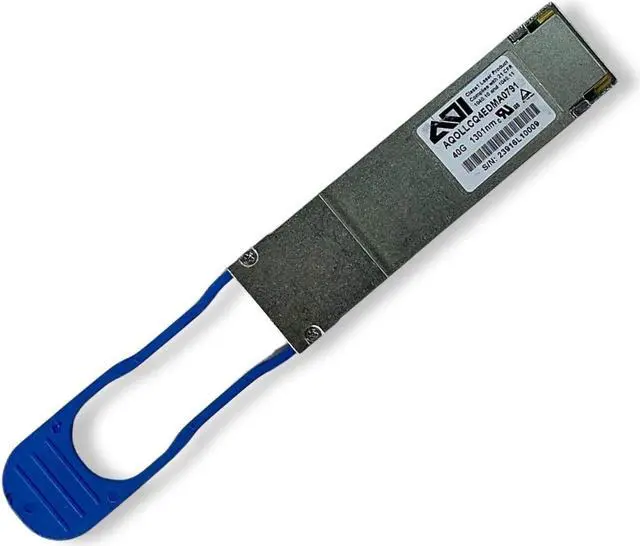 Alt view image 4 of 7 - AOI QSFP+ Optical Transceiver  40G LR4 10km CWDM PIN C-temp  AQOLLCQ4EDMA0791