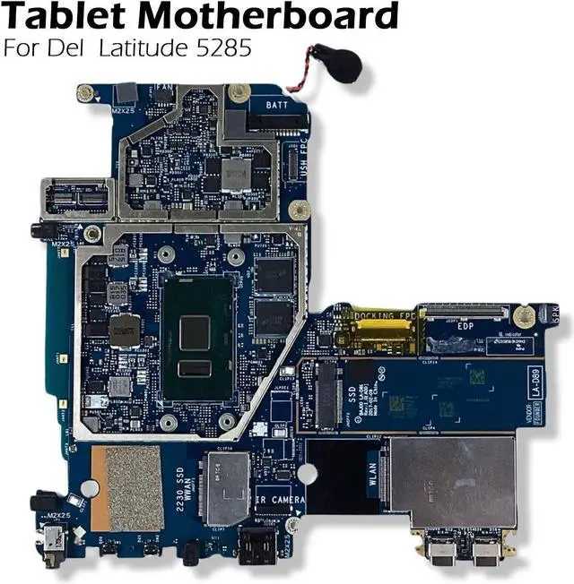 Alt view image 2 of 7 - Genuine Dell Latitude 5285 2-In-1 Tablet Motherboard i3-7100U 2.4GHZ 4GB D4VVK