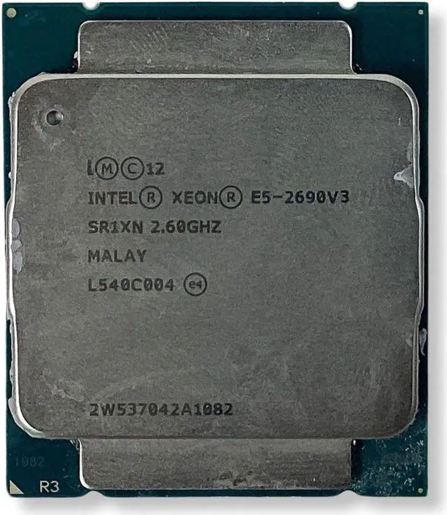 Alt view image 3 of 7 - Intel Xeon E5-2690 V3 CPU 12-Cores 2.6 GHz 30MB LGA 2011-3 R3 Server SR1XN