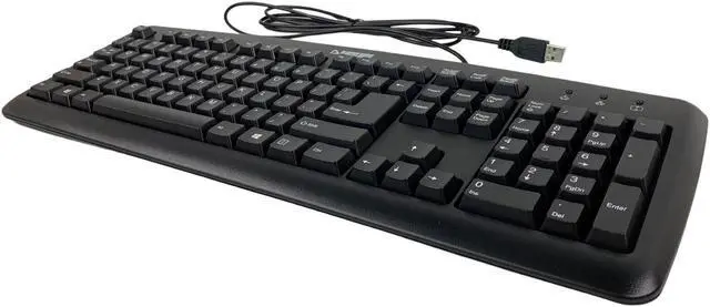 Alt view image 4 of 5 - Genuine NCS USB KU-0325 USB Wired Plug and Play PC Computer Keyboard Black