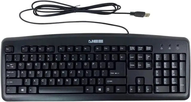 Alt view image 2 of 5 - Genuine NCS USB KU-0325 USB Wired Plug and Play PC Computer Keyboard Black