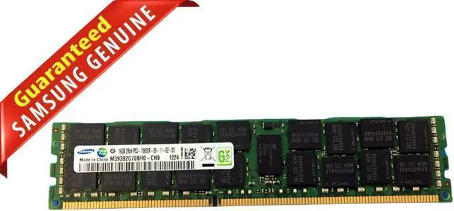 Main image of Samsung M393B2G70BH0-CH9 16GB DDR3 1333MHz PC3-10600R DIMM ECC Server Memory RAM