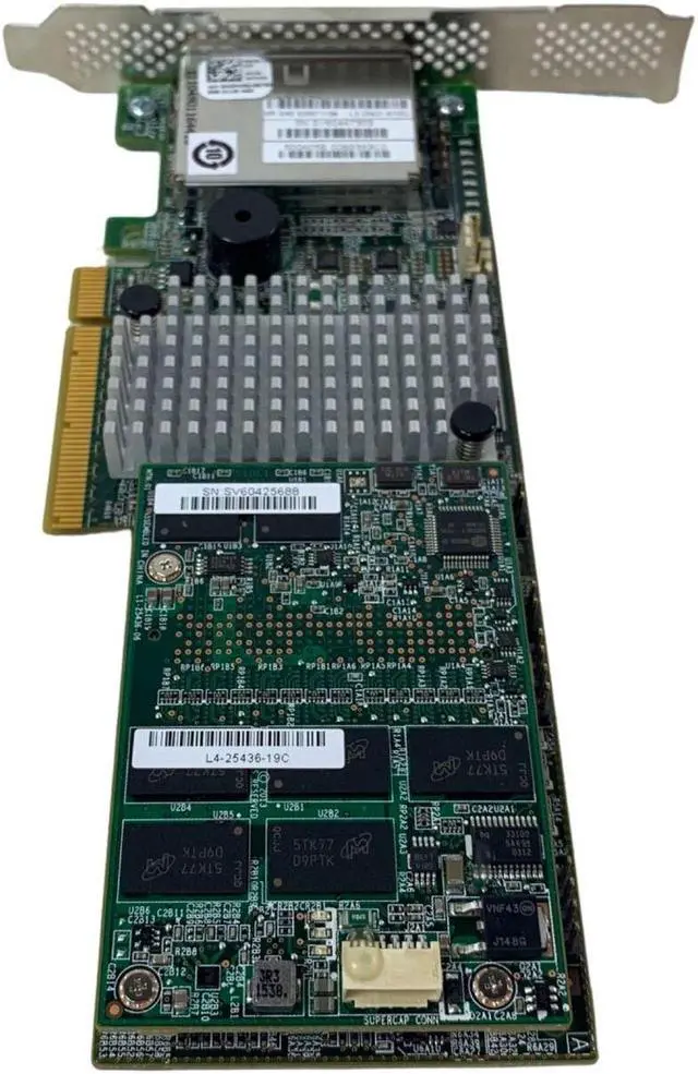 Alt view image 4 of 4 - Intel RS25SB008 6GB PCI-E SAS 1GB Controllers RAID Cards MPNP0