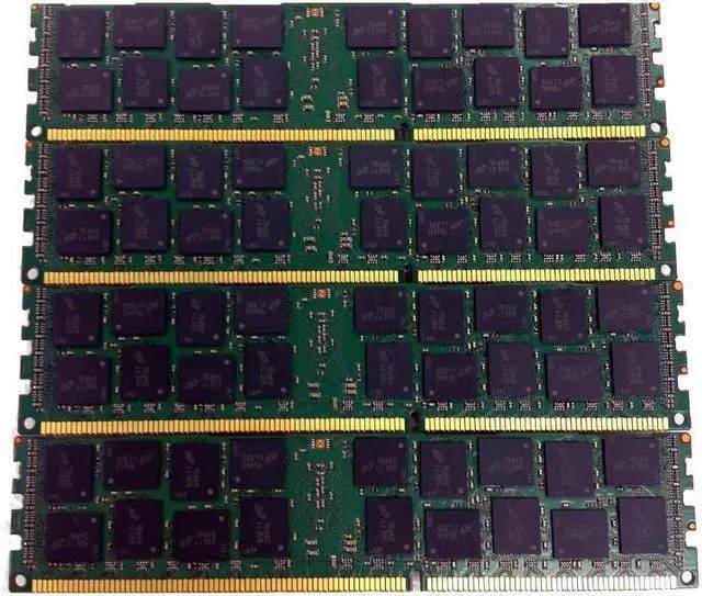 Alt view image 2 of 6 - Micron MT36JSF2G72PZ-1G6E1FF 4x16GB 2Rx4 PC3-12800R Server Memory - Lot of 4