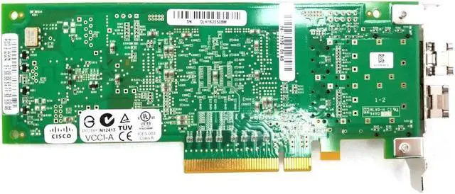 Main image of QLogic 8GB FC Dual Port HBA N2XX-AQPCI05 QLE2562-CSC 2-Port Fiber Channel Card