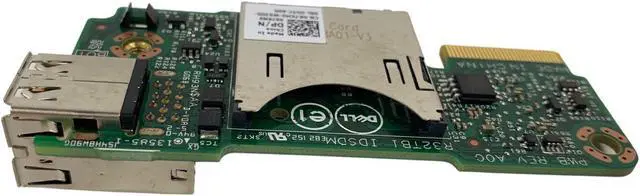 Alt view image 5 of 5 - Dell PowerEdge FC430 IDSDM Riser Card USB Ports & SD Card Module R7KM0
