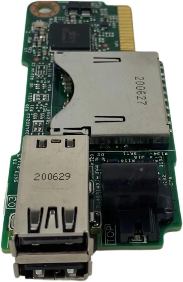 Alt view image 3 of 5 - Dell PowerEdge FC430 IDSDM Riser Card USB Ports & SD Card Module R7KM0