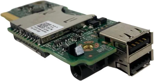Alt view image 2 of 4 - Dell PowerEdge FC430 IDSDM Riser Card USB Ports & SD Card Module R7KM0 - Lot x 2
