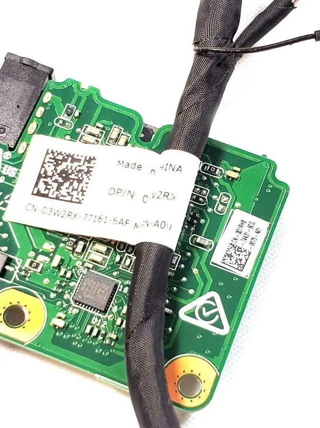 Alt view image 5 of 6 - Dell XPS 7760 Audio Port SD Card Reader Board With Cable 01RH8 3W2RX - V42XV