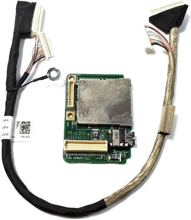 Alt view image 2 of 6 - Dell XPS 7760 Audio Port SD Card Reader Board With Cable 01RH8 3W2RX - V42XV