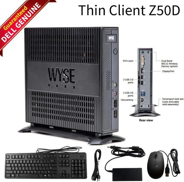 Main image of Dell Wyse Z50D Thin Client AMD G Series T56N 1.65 GHz Dual core X5MD8-SP-AAA