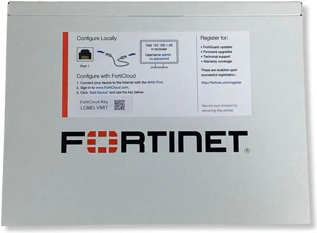Alt view image 4 of 7 - Fortinet FortiGate FG-61E Firewall Network Security Appliance ATP Bundle 1 years