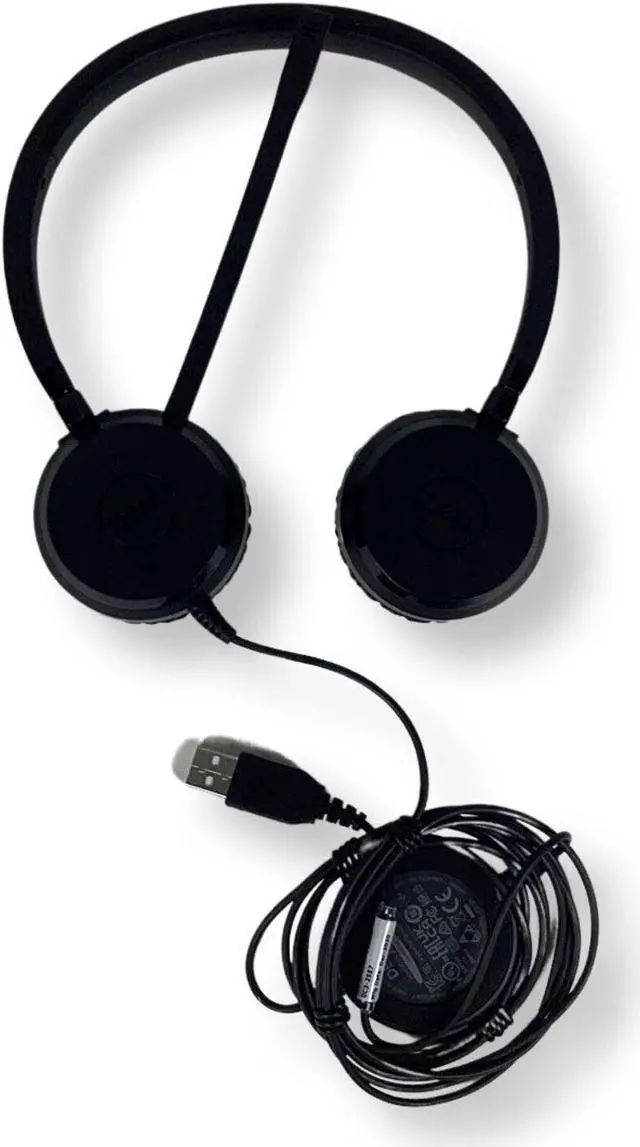 Alt view image 4 of 7 - Dell UC350 Pro Stereo Headset Skype for Business Headphones 74J6M