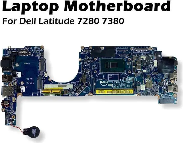 Alt view image 2 of 7 - Dell OEM Latitude 7280 7380 Motherboard i7 2.8GHz Thunderbolt 3 R5YF6