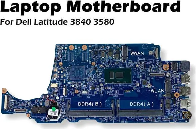 Alt view image 2 of 7 - Dell OEM Latitude 3480 3580 Motherboard System Board Intel i5 2.3GHz CPU TD9WG