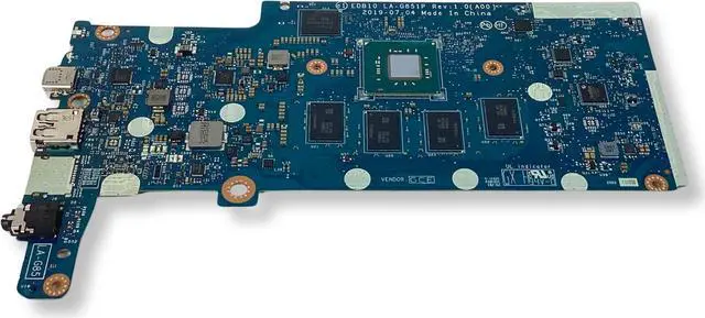 Alt view image 2 of 7 - Dell OEM Chromebook 3100 Laptop Motherboard Celeron N4000 1.1GHz GD6HC