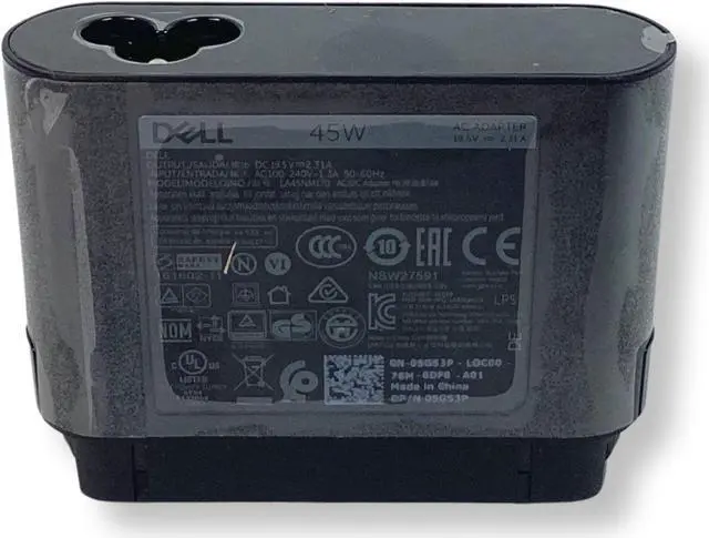Alt view image 3 of 5 - Dell Inspiron 24 5488 Laptop Charger 45W Power Adapter 5G53P