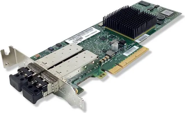 Alt view image 3 of 7 - Dell 84FDM 10Gbps PCIe HBA Network Adapter Card Low 2x 10G-SR 260-0012-00 SFP