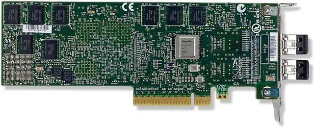 Alt view image 5 of 7 - Dell 84FDM 10Gbps PCIe HBA Network Adapter Card Low 2x 10G-SR 260-0012-00 SFP
