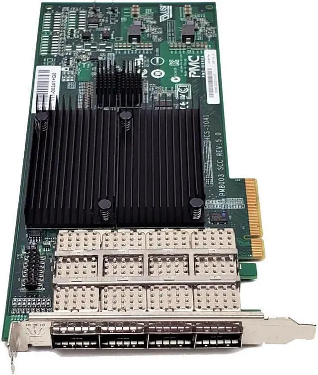 Alt view image 4 of 4 - NetApp 111-00341+G0 4 port SAS 3/6GB QSFP Host Bus Adapter Card