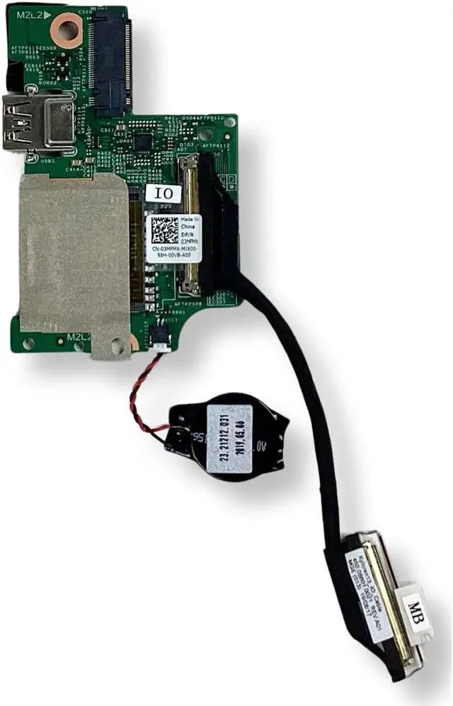 Alt view image 4 of 7 - Dell Latitude 7380 USB Board W/Cable Assembly C86YY 0C86YY CN-0C86YY