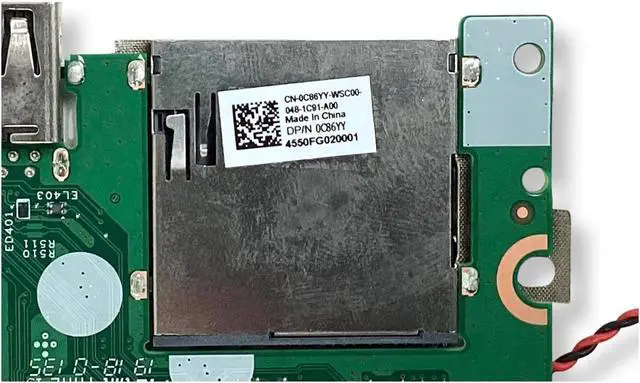 Alt view image 7 of 7 - Dell Latitude 7380 USB Board W/Cable Assembly C86YY 0C86YY CN-0C86YY