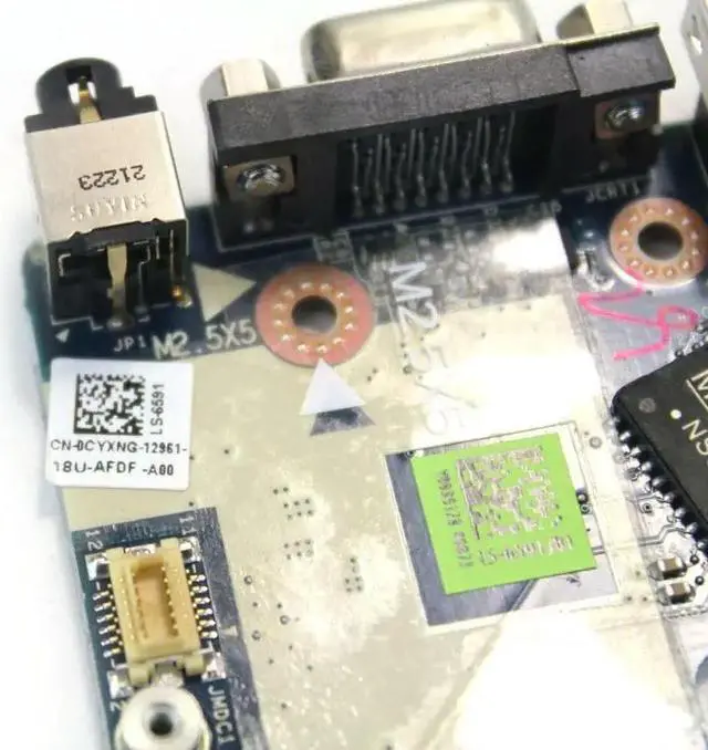 Alt view image 5 of 6 - DELL LATITUDE E6420 IO BOARD CYXNG Ethernet USB VGA Audio