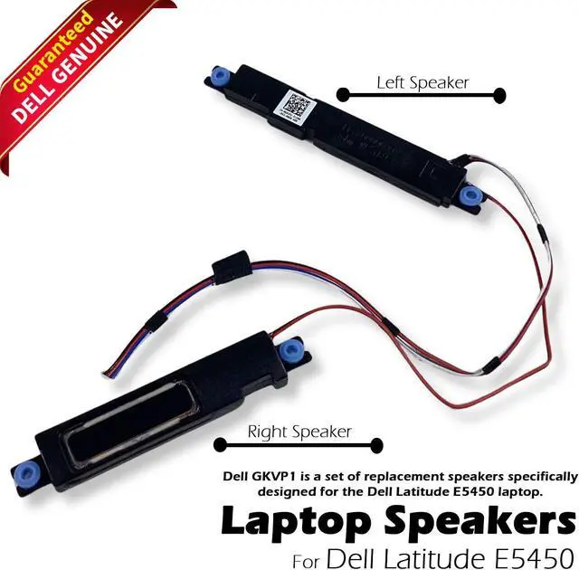 Main image of Dell Latitude E5450 PK23000O000 Laptop Left and Right Speakers Set GKVP1,0GKVP1