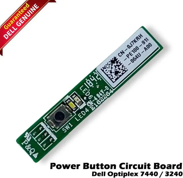 Main image of Dell OEM OptiPlex 7440 / 3240 Power Button Circuit Board J7KRH