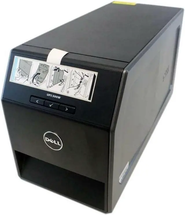 Alt view image 3 of 7 - Dell Tower UPS 500W 750VA 100-120V Battery Backup Uninterruptible Power Supply