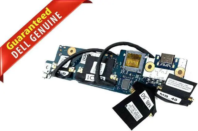 Main image of Dell inspiron chromebook 7486 P94G usb card reader i/o board with cables JW5V1