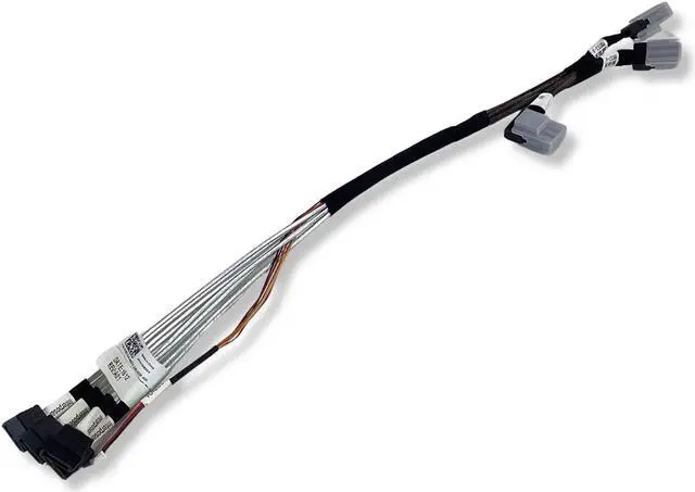 Alt view image 3 of 6 - Dell Internal miniSAS SFF-8087 to (4) 7-Pin SATA Cable 0.5M C6220 X4D23 N92G8