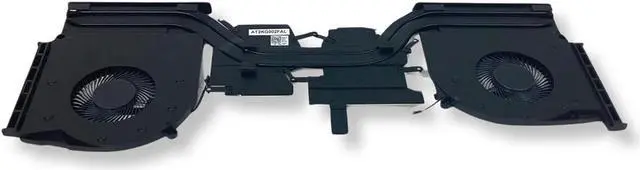 Alt view image 7 of 10 - Genuine Dell Alienware M17 R2 N18P Laptop CPU GPU Heatsink Cooling Fan R23G0