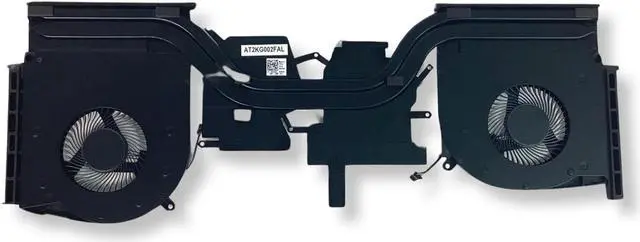 Alt view image 6 of 10 - Genuine Dell Alienware M17 R2 N18P Laptop CPU GPU Heatsink Cooling Fan R23G0