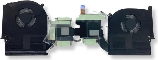 Alt view image 8 of 10 - Genuine Dell Alienware M17 R2 N18P Laptop CPU GPU Heatsink Cooling Fan R23G0